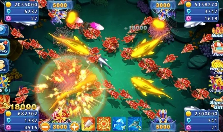 Cách Tham Gia Thế Giới Bắn Cá Đại Dương Tại FUN88 2 Các loại cá trong game Bắn Cá Đại Dương tại FUN88