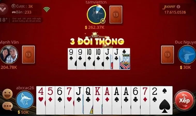 Bí Quyết Tham Gia Tiến Lên Miền Nam FUN88 Chuẩn Cao Thủ 2 Giao diện chơi Tiến Lên Miền Nam FUN88