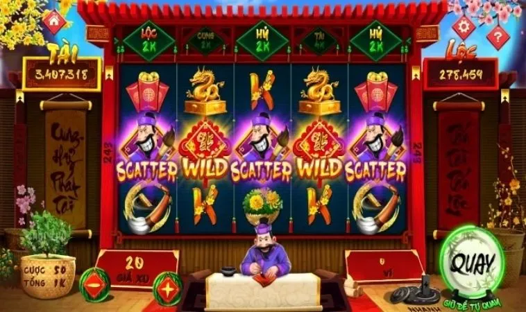 Giao diện đồ họa nổ hũ Ông Đồ tại FUN88 thiết kế bắt mắt