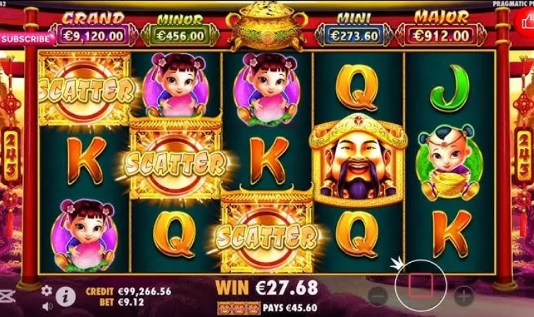 Các biểu tượng trong game Nổ Hũ Thần Tài tại FUN88